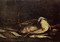 Mullet and Fish, c.1873, boudin