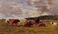 Pasture at Deauville, c.1880, boudin