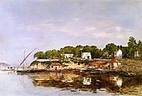 Petit Port de Saint-Jean near Villefranche, 1892, boudin