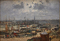The Port of Bordeaux, 1874, boudin