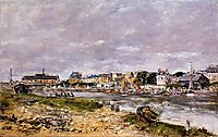 The Port of Trouville, 1895, boudin