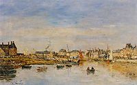 The Port of Trouville, 1897, boudin