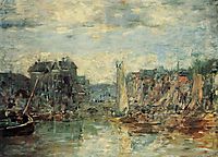 Rotterdam, the Commodities Exchange Port, 1878, boudin