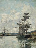 Ships at Le Havre, boudin