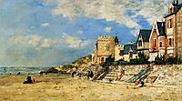 The Tower Malakoff and the Trouville Shore, 1877, boudin