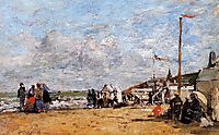 Trouville, Beach Scene, boudin