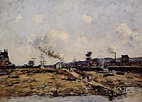 Trouville, the Ferry to Deauville, 1880, boudin