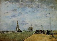 The Trouville Jetty, 1867, boudin