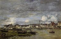 Trouville, the Port, 1864, boudin