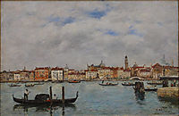 Venice, Riva degli Schiavoni, 1895, boudin