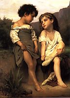 At the Edge of the Brook, 1879, bouguereau