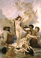 Birth of Venus, 1879, bouguereau