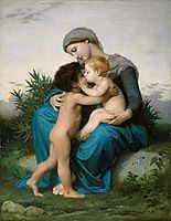 Fraternal love, 1851, bouguereau