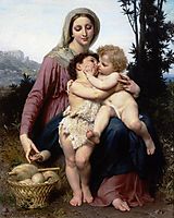 Holy Family, 1863, bouguereau