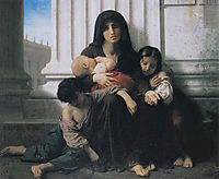 Indigent Family, 1865, bouguereau