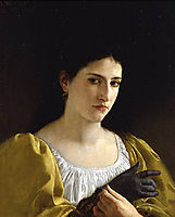 Lady with Glove, 1870, bouguereau