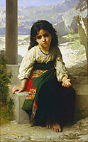 The Little Beggar, 1880, bouguereau