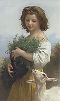 The Little Esmeralda, 1874, bouguereau