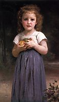 Little Girl with Apples in her Hands, 1895, bouguereau