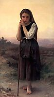 Little Shepherdess, 1891, bouguereau