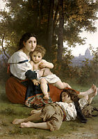 Mother and Children, 1879, bouguereau