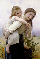 Not too much to carry, 1895, bouguereau