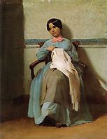 Portrait of Léonie Bouguereau, 1850, bouguereau