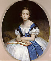 Portrait of Miss Brissac, 1863, bouguereau
