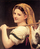Return from the Market, 1869, bouguereau