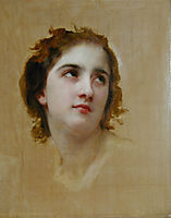 Sketch of a young woman, 18, bouguereau