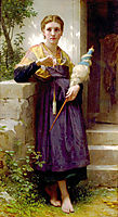 The Spinner, 1873, bouguereau