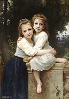 Two Sisters, 1901, bouguereau