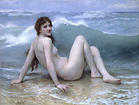 The Wave, 1896, bouguereau