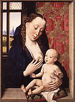 Mary and Child, c.1465, bouts