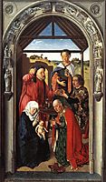 The middle panel of The Pearl of Brabant: Adoration of the Magi, c.1445, bouts