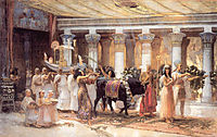 The Procession of the Sacred Bull Anubis, bridgman