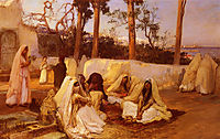 Women at the Cemetery, Algiers, bridgman