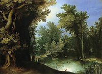 Landscape with a Marsh, 1595, bril