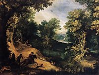 The Stag Hunt, 1595, bril