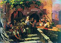 The Italian Tavern, 1858, bronnikov