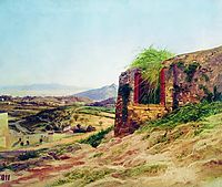 Landscape with ruins, bronnikov