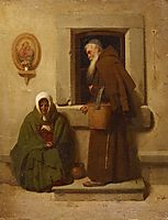 The monk and the beggar, 1902, bronnikov