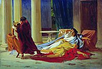 Murder scene, 1859, bronnikov