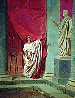 The Oath of Brutus before the statue, bronnikov