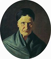 Portrait of the artist-s mother, 1871, bronnikov