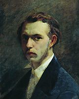 Self-portrait of the artist in youth, 1853, bronnikov