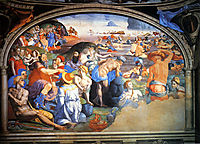 The Crossing of the Red Sea, 1555, bronzino