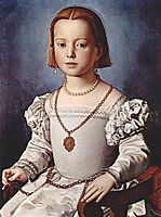 Portrait of Bia de- Medici, 1542, bronzino