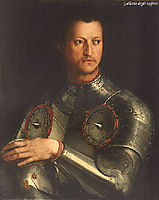 Portrait of Cosimo I de- Medici, 1545, bronzino