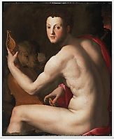 Portrait of Cosimo I de- Medici as Orpheus, c.1538, bronzino